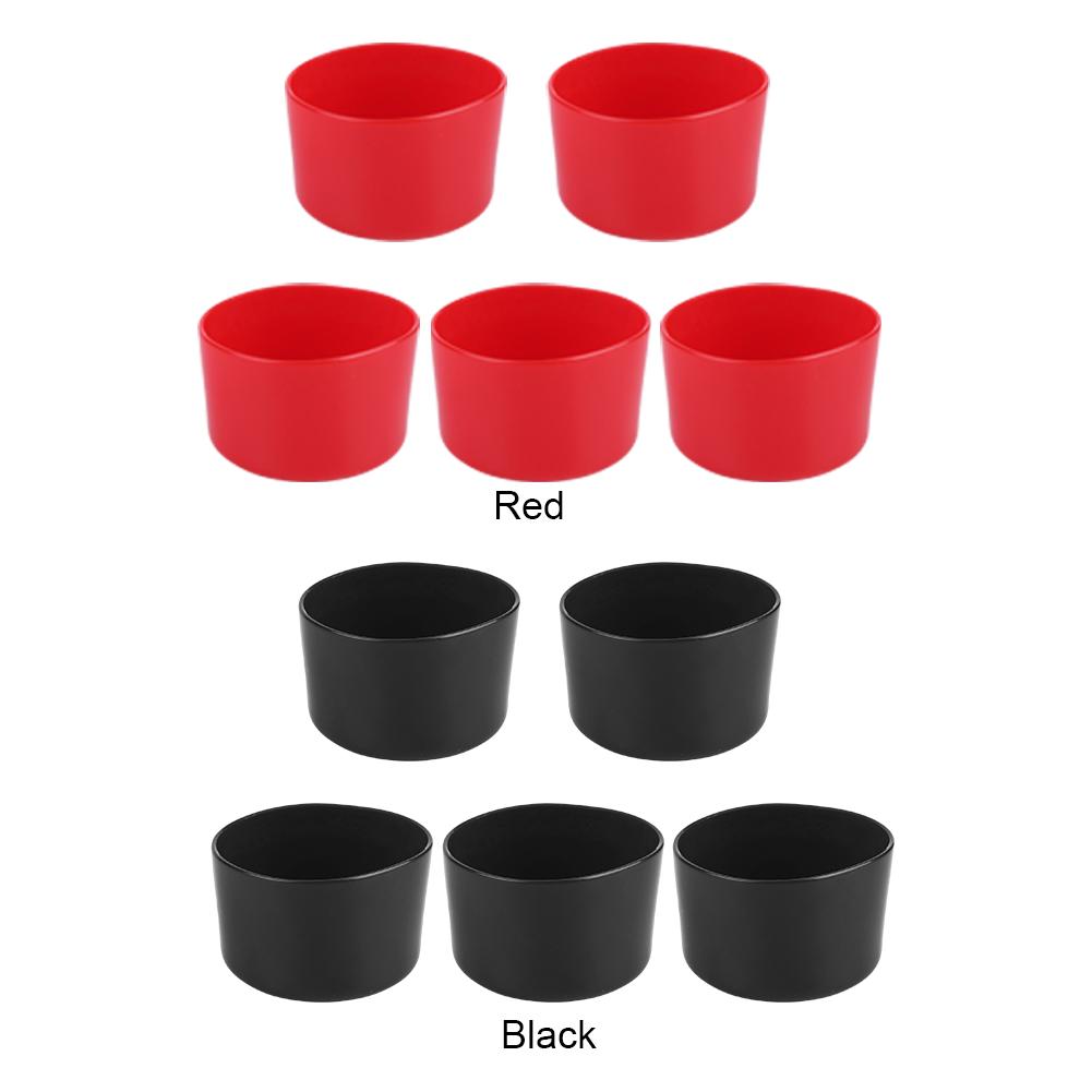 5PCs Round Bolt Covers Caps Round Tube Protection Cover End Cap Screw Thread Protectors for Metal Tube Rod Bolt 60-63mm