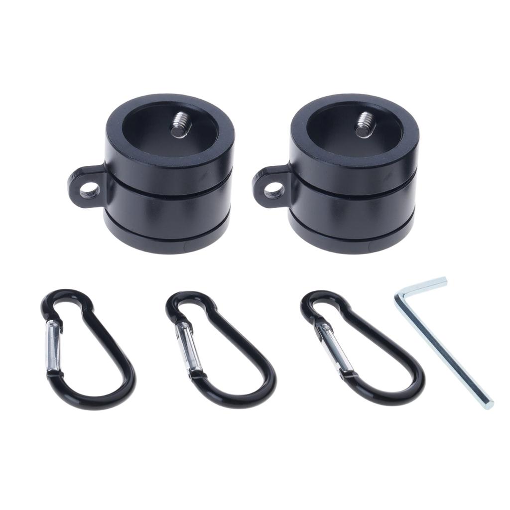 Rustproof Aluminum Alloy Flag Poles Rotating Rings Adjusting Bearing Swivel System for 0.8-1.01Inch Flagpoles Antitangle