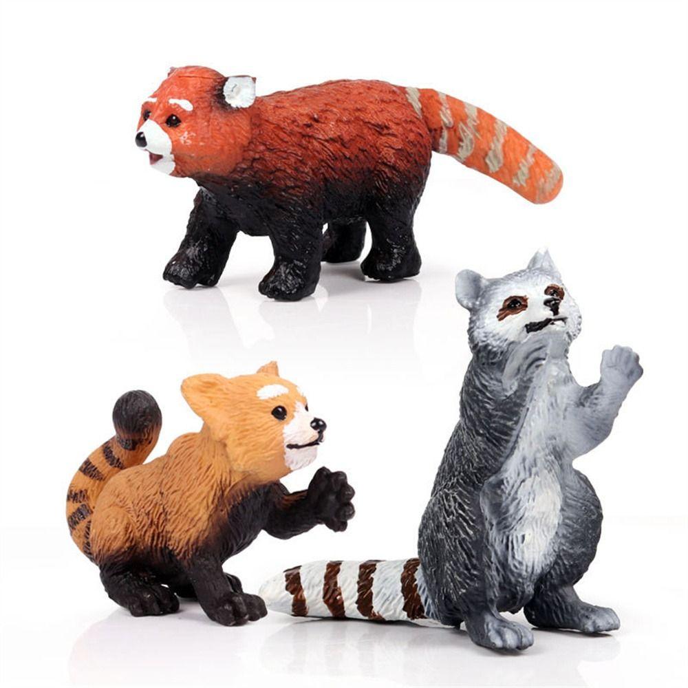 Lion Raccoon Bear Animals Action Figures Simulation Animals Miniature Figurines Animals Models