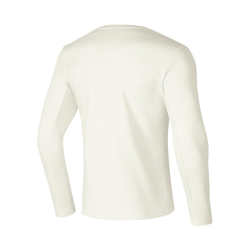 Skechers Basic Sports Series Logo Outdoor Crew Neck Pullover Long Sleeve T-Shirt Men Tops Cotton-Candy-White P424M195-0074