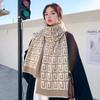 New Scarf Women's Long Winter All Match Scarf Imitation Cashmere Korean Style Warm and Cute Knitted Girl Student Fashion