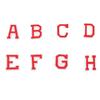 Multi-Color Embroidered Letter Patches for DIY Shoes, Hats, Bags, and Textiles.