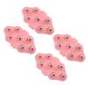 4pcs Palm Shaped Massage Glove Manual Glove Massager with 7 Roller Balls for Body Massage