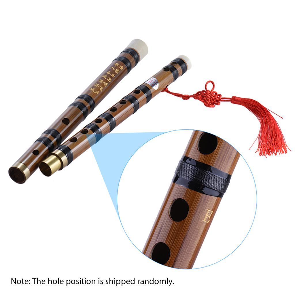 Pluggable Handmade Bitter Bamboo Flute Dizi Traditional Chinese Musical Woodwind Instrument In E Key for Beginner Study