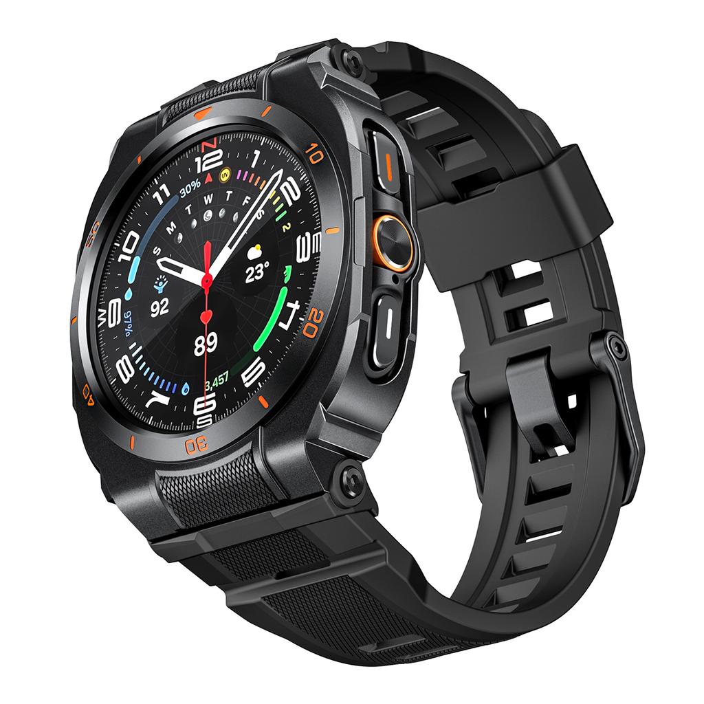 Sport Silicone Strap+Metal Case for Samsung Galaxy Watch Ultra 2025 47mm Bracelet Correa for Galaxy Watch 7 Ultra 2 Accessories