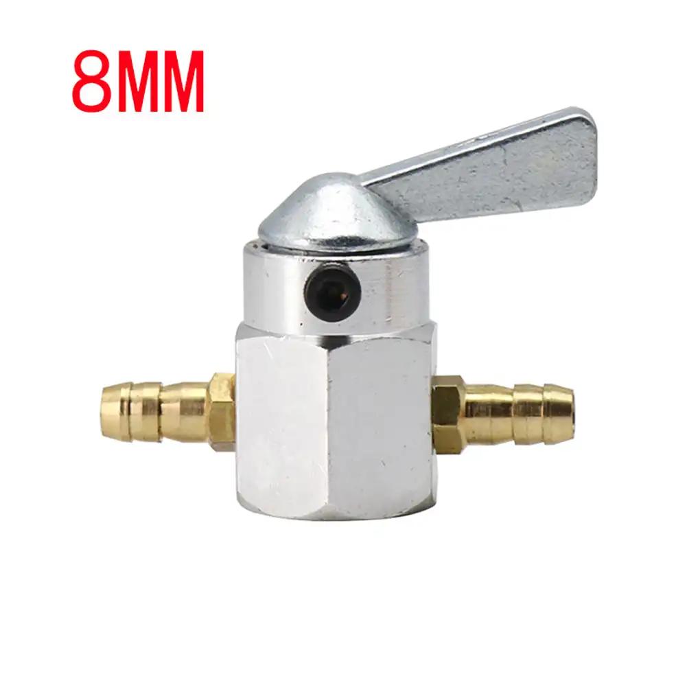 Universal Motorcycle In-line ON/OFF Switch Petrol Gas Fuel Tap Petcock Fuel Switch Inline 6mm 8mm For ATV Motorcycle Part