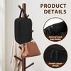 Travel Steamer Bag Portable Handheld Design Steamer Carrying Case Holder Black Iron Case Organizer with Hanging Buckle Strap