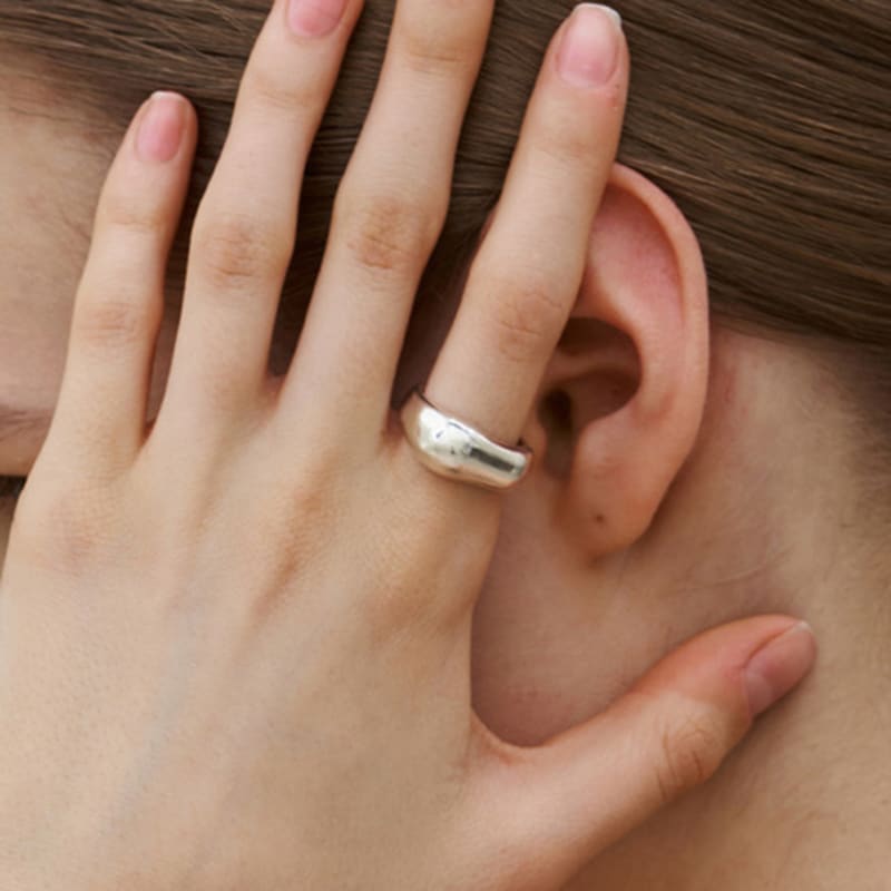 

FLIT LUMP OF WATER RING 002 Silver - No Engraving