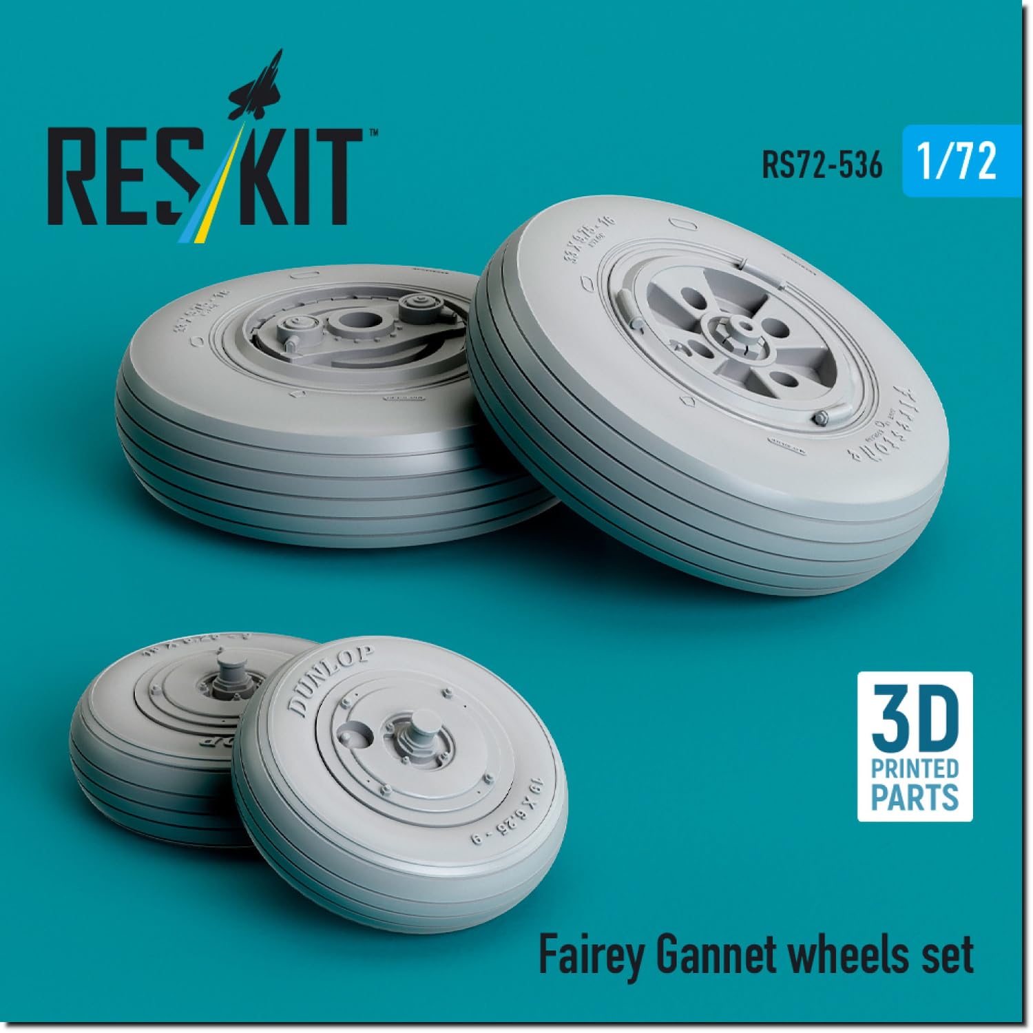 

Reskit Fairey Gannet Колесо Пластиковые детали модели 1/72 RSK72-0536 (Самолет)