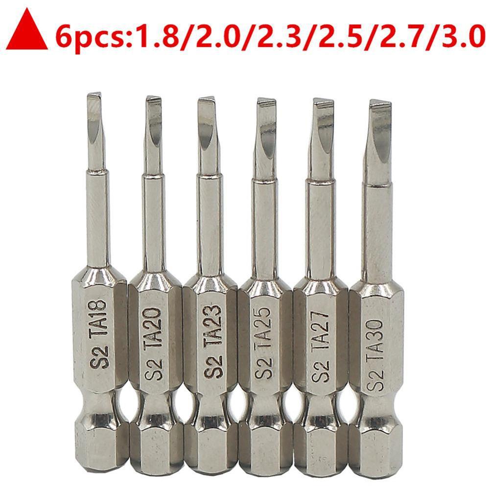Drill Bit Magnetic Triangle Security Screwdriver Bits Steel Hex Shank