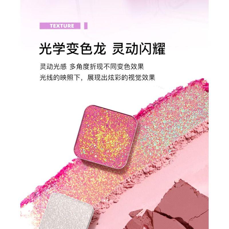 GELLA'S - 4 Colors Chameleon Eyeshadow Palette - Cool Smokey Purple