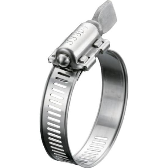 TRUSCO Hose All Clamp, SUS, Hand-Tightened, 14.2mm, 95-191mm, TAKC-95191