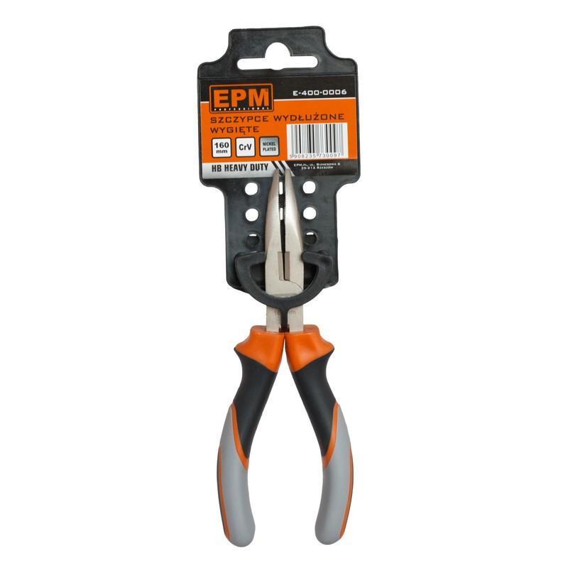 BENT LONG NOSE PLIERS 160MM - E-400-0006