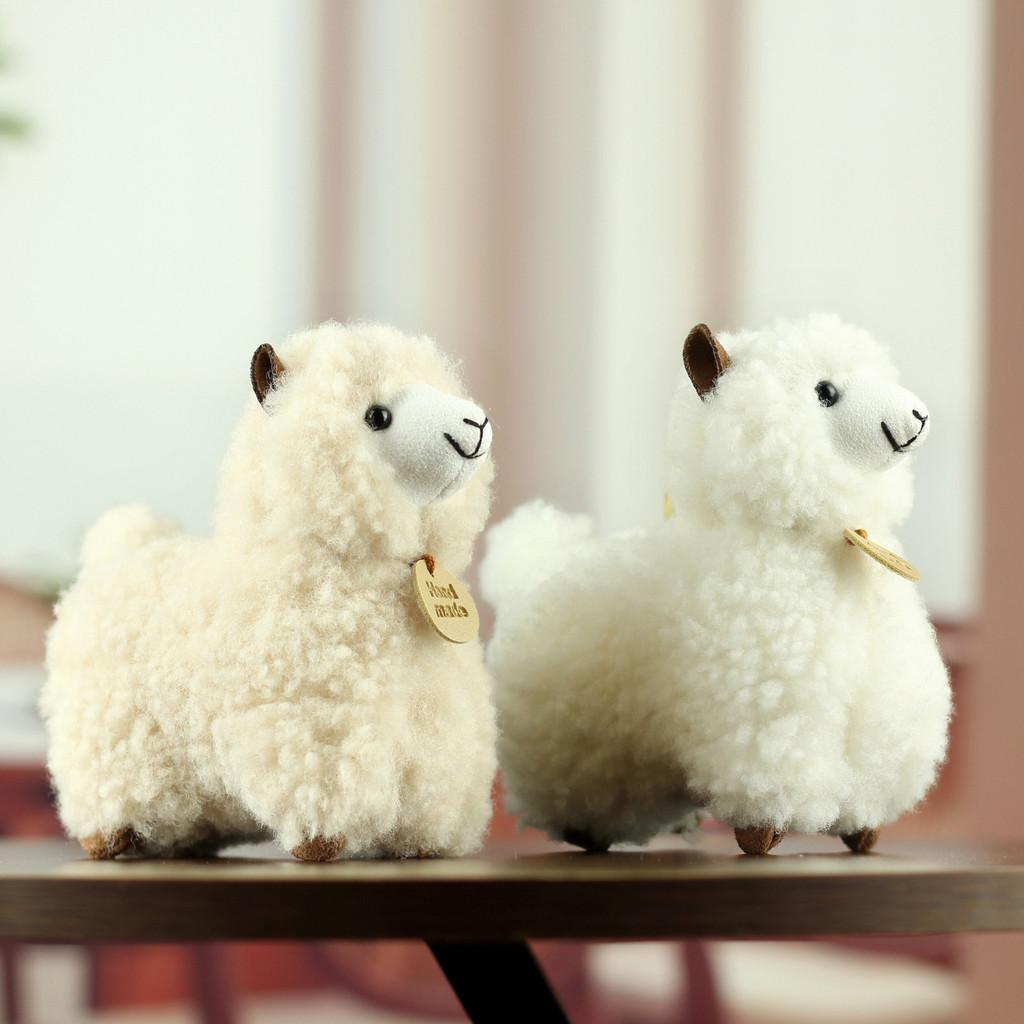 Llavero de Llama de Peluche Suave Lindo Animal Colgante para Bolsa Para Niños y Adultos