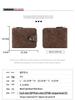 Men's Retro Chain Wallet with Lock Buckle, Multiple Card Slots, Coin Pocket, and Loose-Leaf Design