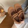 Mode Damen Mary Janes Schuhe 2025 Neu Herbstmode Retro Bequem Anti-Rutsch Ballerinas Outdoor Freizeitschuhe Zapatos Mujer