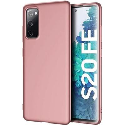 Schutzhülle - PROSHOP - für Samsung Galaxy S20 FE - Stoßfestes Silikon - Rosa - Matt