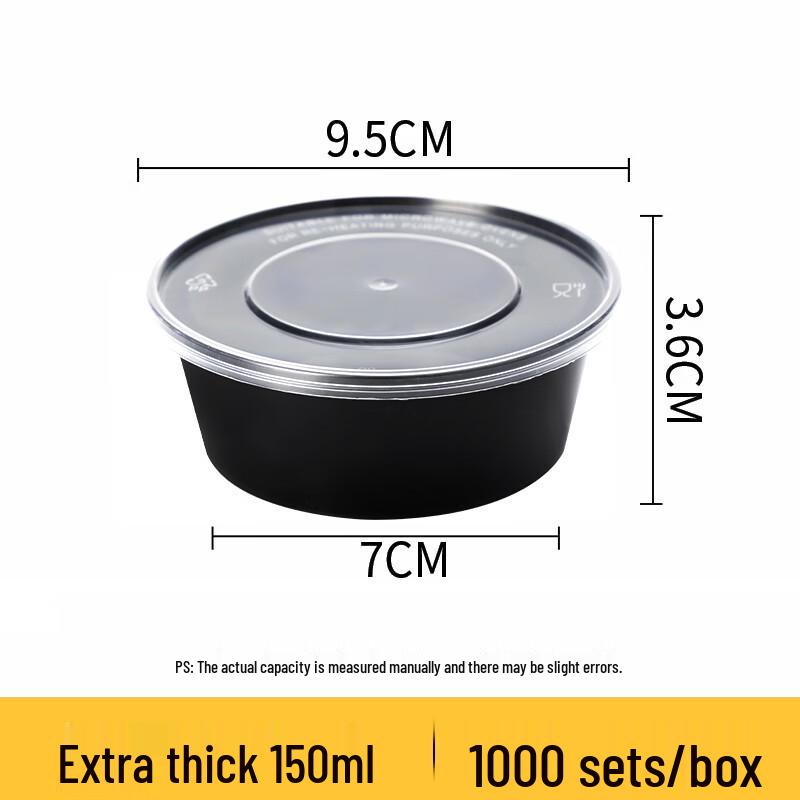 Disposable Round Takeout Soup Bowls