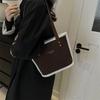 Chic Casual Shoulder Tote Bag For Women In Classic Colors With Durable Pu Material