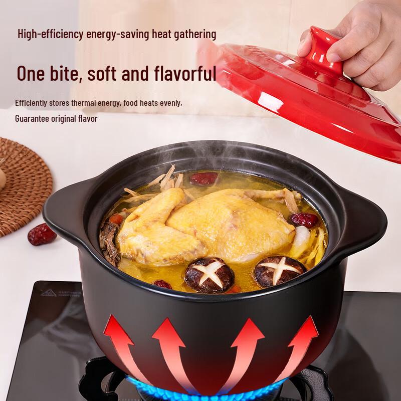 ASD Ceramic Clay Pot for Stews & Soups