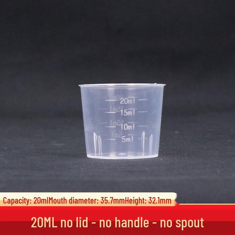Graduated Plastic Measuring Beaker Set: 20ml to 3000ml