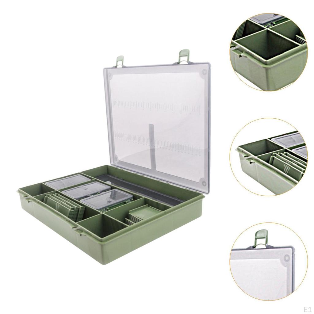 Fishing Storage Containers Lure Boxes Sturdy Accessories Tackle Box for Camping Travel