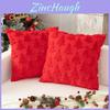 Christmas Tree Throw Pillow Cover With Plush Fabric For Living Room Decor