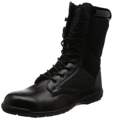 Fukuyama Rubber High Cut Safety Shoes with Zipper Alomax Black #89 27.0cm