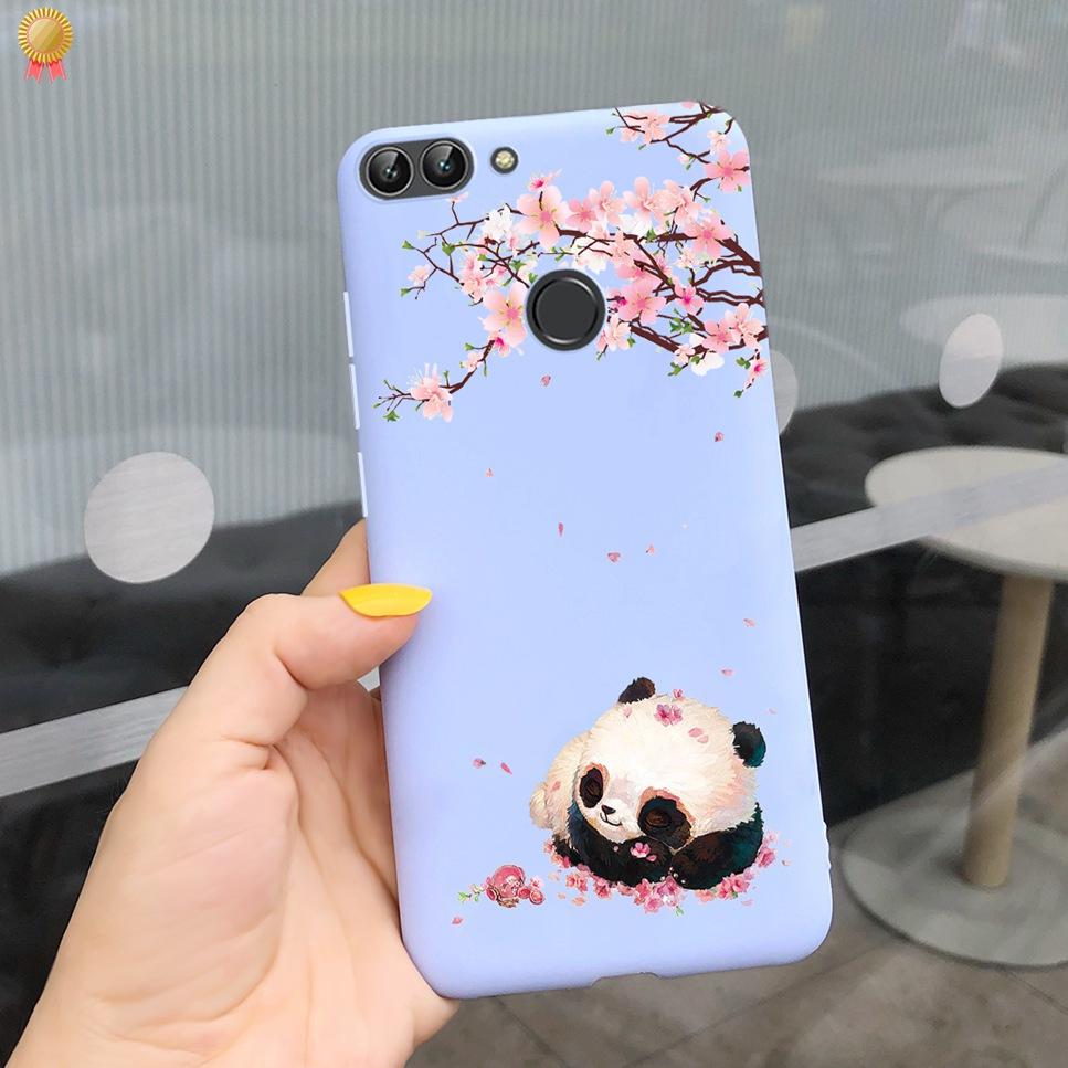 Für Huawei P Smart Hülle Niedliche Blume Schwarz Weiches TPU Silikon Bumper Hülle Für Huawei PSmart P Smart 2017 FIG-LX1 Handyhülle Funda