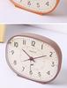 Retro Pendulum Alarm Clock - Silent Desktop Clock for Elderly and Children