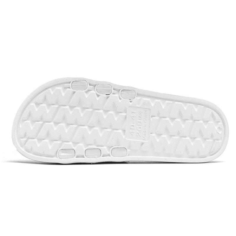 Men White Slippers Simple Flats Summer Women Black Outdoor Roman Sandals Open Toe Beach Shoes Plus Size