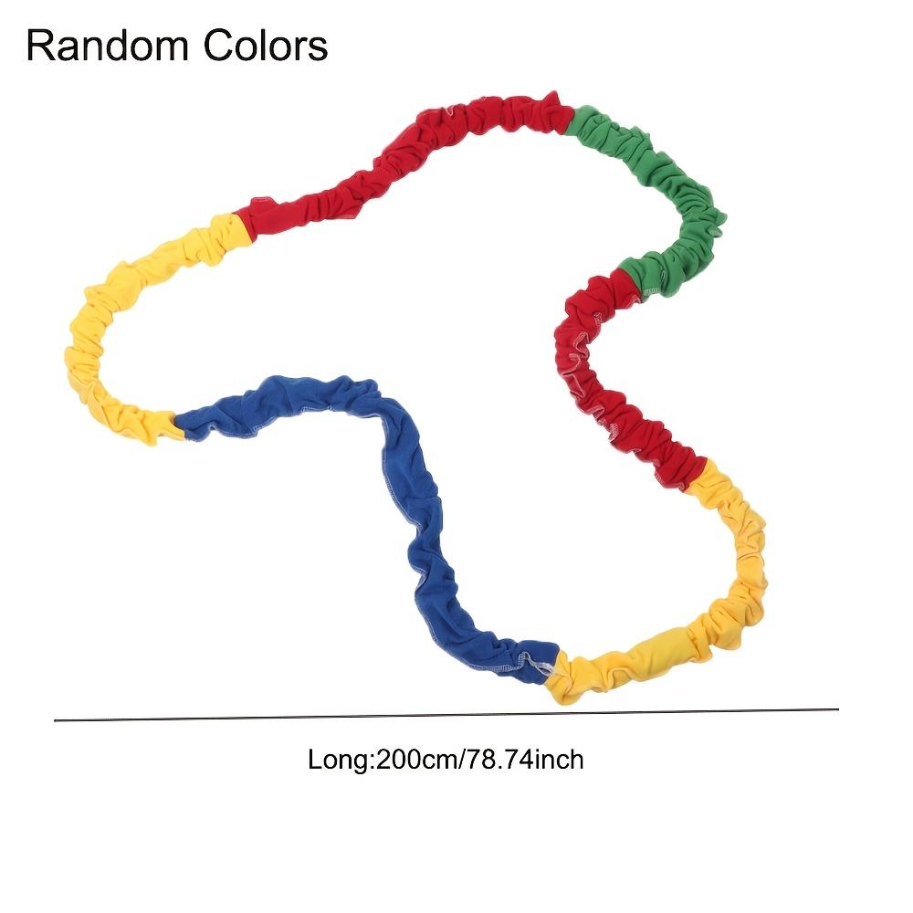 Multi-Player Race Rope - 2m/6.56ft Long, Random Color, Ideal for Team Building, Outdoor Activities, Family Gatherings | Playful Room Decor