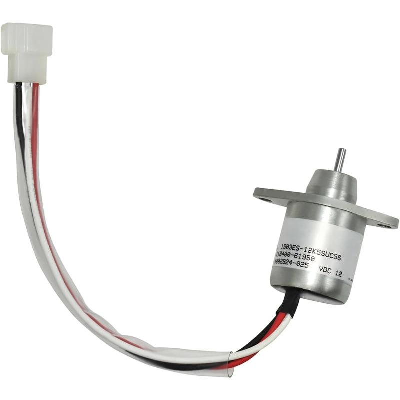 1503ES-12K5SUC5S 118400-61950 Fuel Shut Down Solenoid Compatible with Yanmar 2V78 2V750