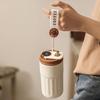 Yousheng Smart Thermal Cup with LCD Display 450ml Stainless Steel Coffee Mug Hot And Cold Drink Cup Insulated Intelligent Drinkware