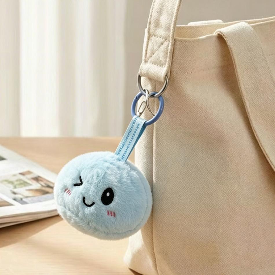 IN Gifts Toy Dumpling Plush Trendy New Style Bag Hanging Cute Simulation Dumpling Plush Keychain Backpack Pendant Cartoon Toy