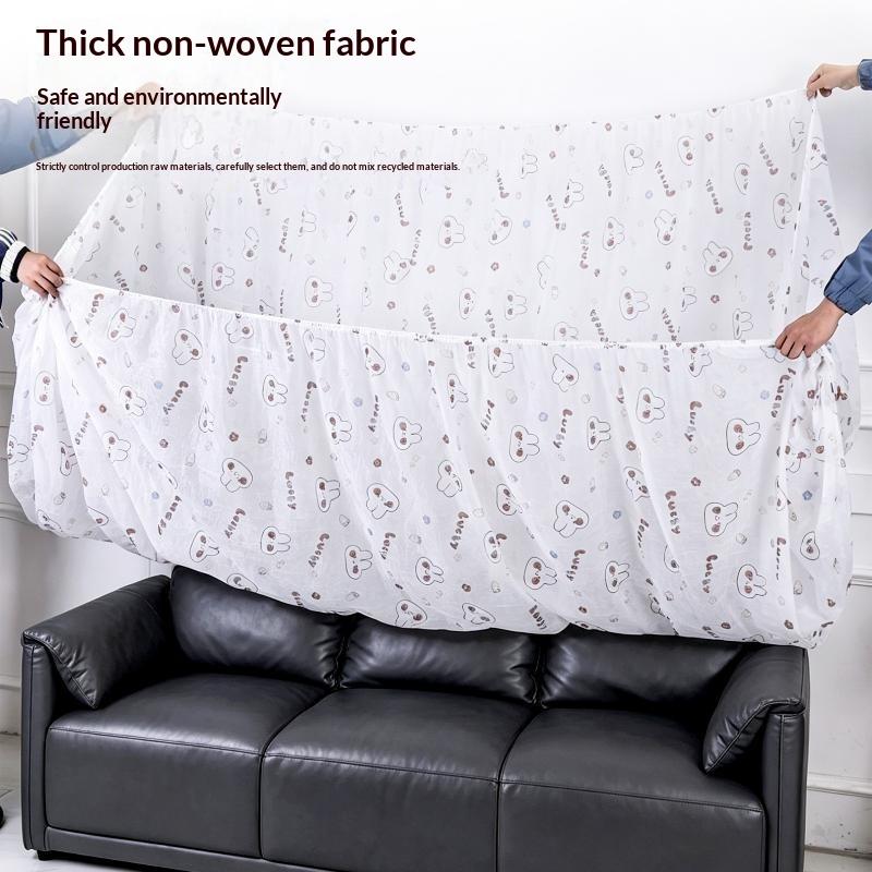 Disposable Stretch Plastic Dust Covers Elastic Dustproof Film for Sofa Bed Home Furniture Full Protection