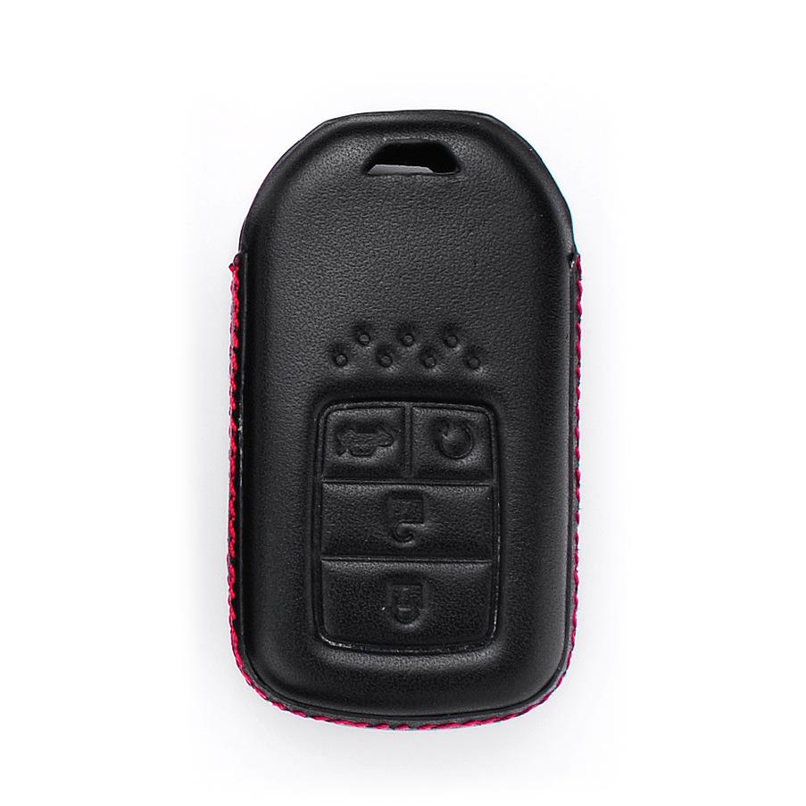 

Кожаный чехол для смарт-ключа Honda для 17 моделей: UR-V, CR-V, Accord, Avancier, Civic - 4D Чехол для ключа с пряжкой OPP bag packaging