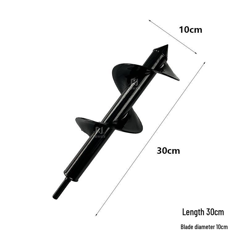 Electric Earth Auger Drill Bit: Garden Plant & Vegetable Soil Loosening Tool
