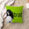Singer C-Charli X-Xcx B-Brat Lucky Dragon Pillow Cover Sofa Cushion Cover Home Room Decoration Children Gift