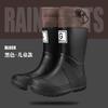 Foldable parent-child rain shoes men's and women's bundle waterproof shoes portable rain boots outdoor camping long water boots
