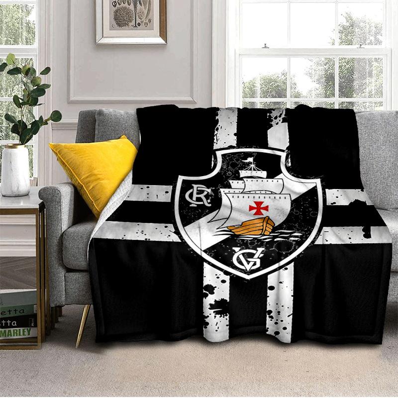 Vasco Football Club Printed Throws Blanket Soft Flannel Blankets for Couch Bed Gifts for Men Women Picnic blanket Christmas gifts