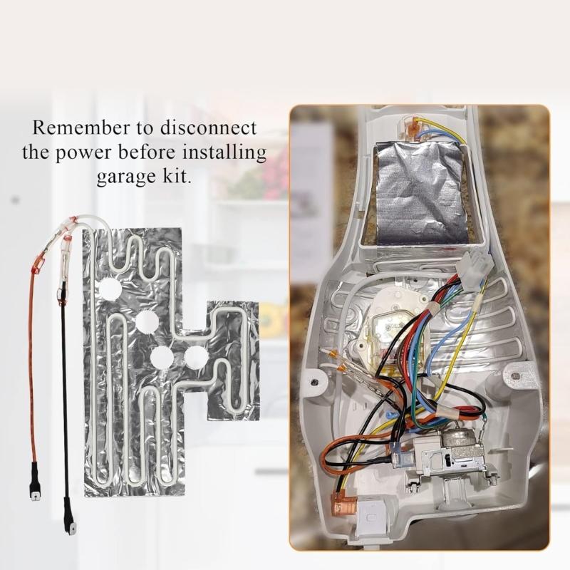 Refrigerator Heater Repair Part Heater Replacement Refrigerator Heating Part Refrigerator Garage Heater Metal Texture