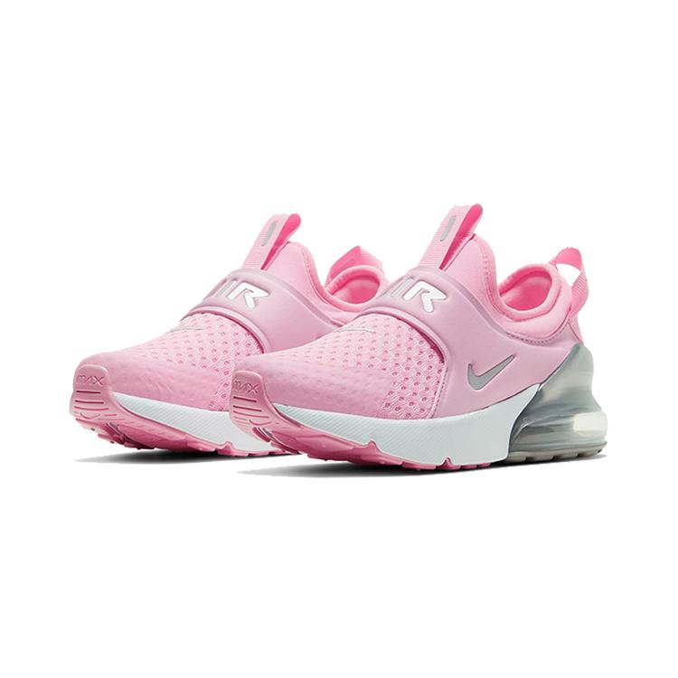 Nike Air Max 270 Extreme Cushioning Low Top Kids Lifestyle Shoes Pink Children Aged 3 7 Years Old CI1107-600