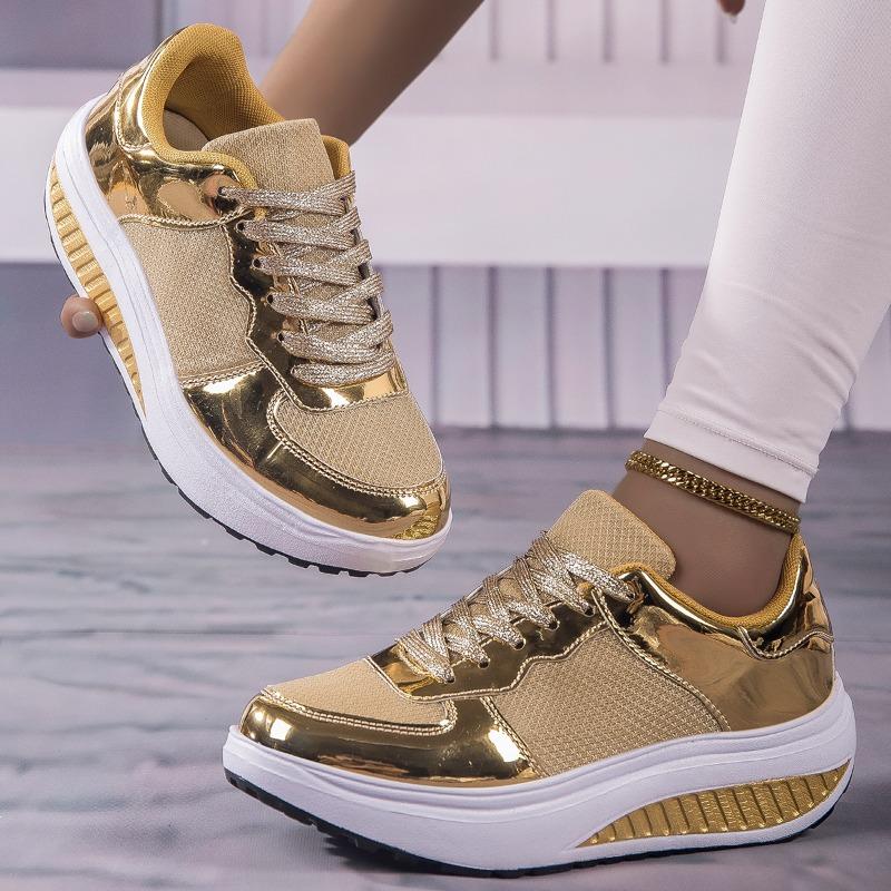 Women's Shoes Flat Anti Slip Outdoor Walking Shoes for Women Sneakers Womens Wedge Sneakers Casual Thick-soled Vulcanized Shoes