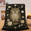 Capybara Chill Theme Throw Blanket Funny Quotes Design for Living Room Decor Gift for Her RelaxationStyle