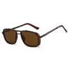 Vintage Sunglasses Men  New in Fashion Double Bridge Outdoor Shades Trendy Brand Designer Anti-UV Driving Sun Glasses