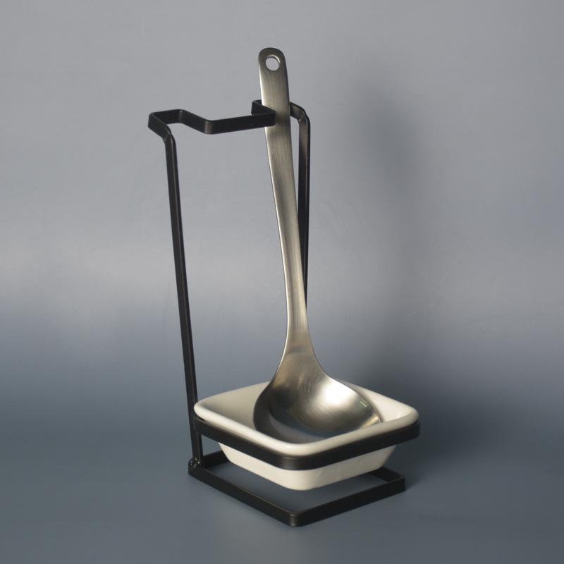 Stainless Steel Spoon and Ladle Holder - Skimmer Rack for Kitchen & Restaurant