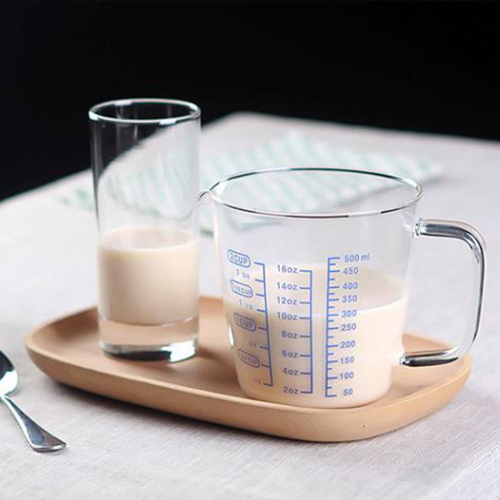 Measuring Cup High Borosilicate Glass 250Ml Heat Resistant Clear Scale Marking Portable Kitchen Baking Cooking
