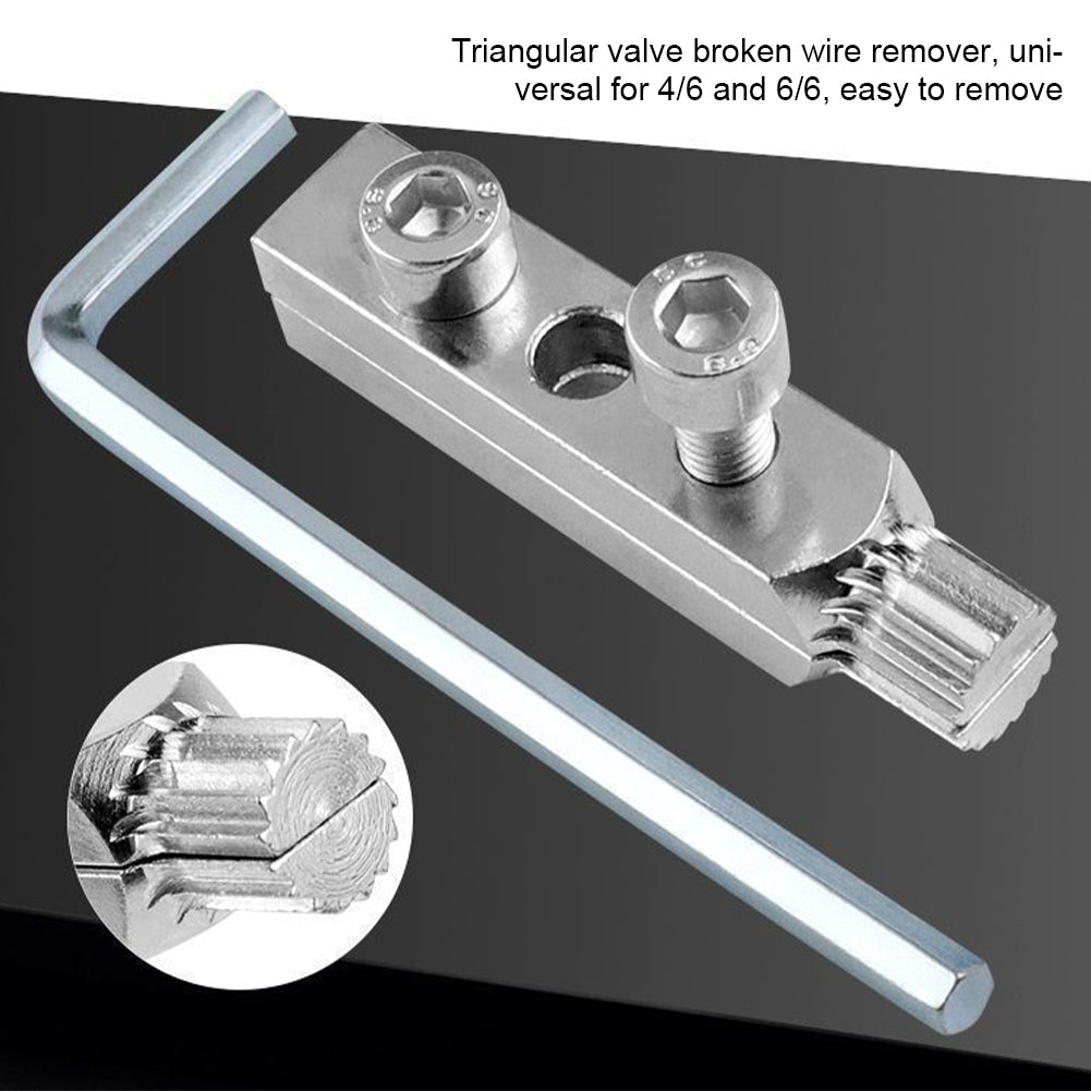 Faucet Angle Valves Broken Wire Extractor Set Damage Screw Extractor Remover Universal Angle Valve Wire Stripped Screw Extractor
