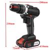 220V AC Cordless Drill 1 Batery Rechargeable 25 88VF +1 Torque With Screwdriver Bit